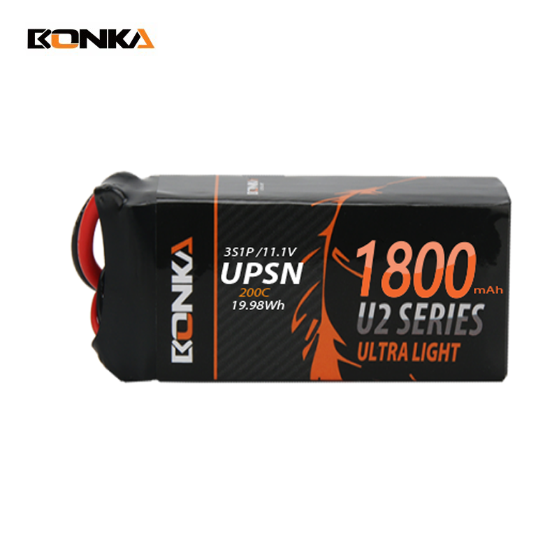 BONKA FPV 1800mAh 200C 3S UPSN Series Racing LiPo